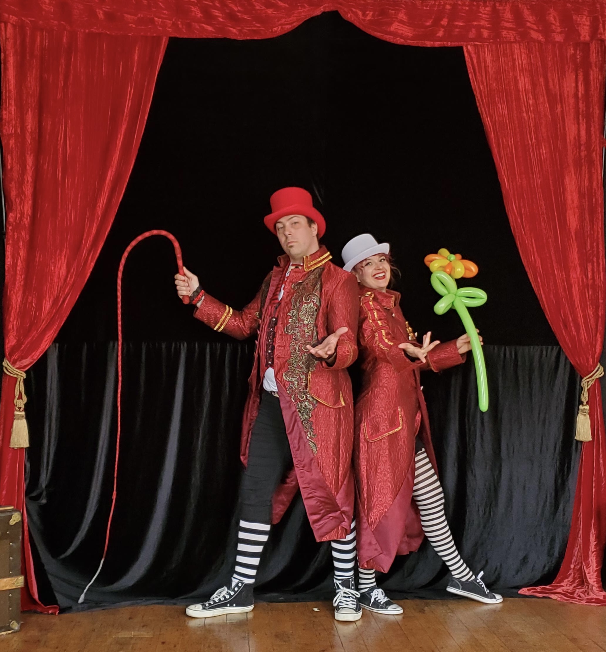 Des artistes heureux d’incarner leurs personnages sublimeront votre animation-spectacle de cirque